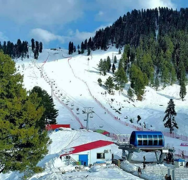 Swat Malam Jabba Ski Resort in Winter