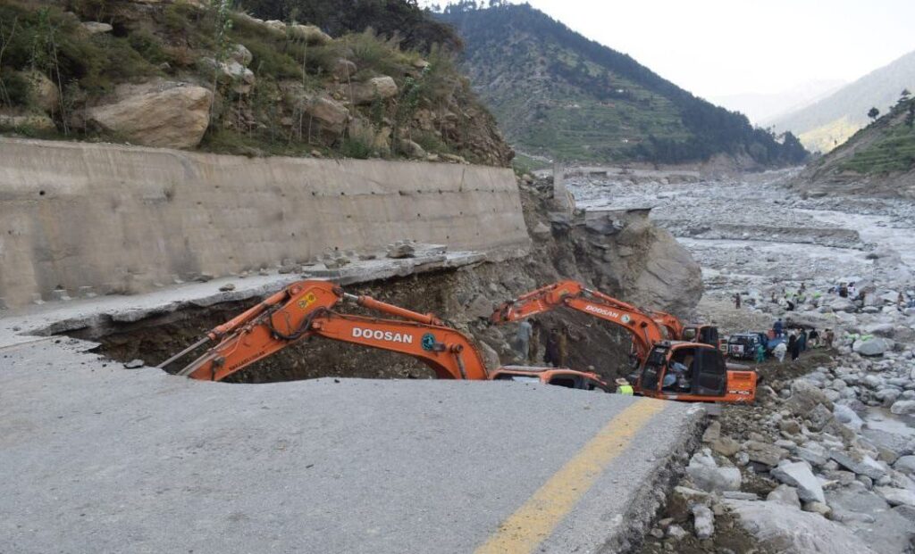 Road Reconstruction after Flood in Swat
